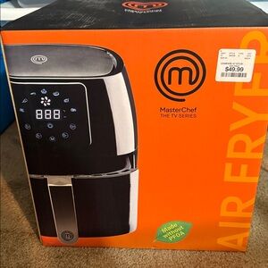 MasterChef Air Fryer - Black and Orange